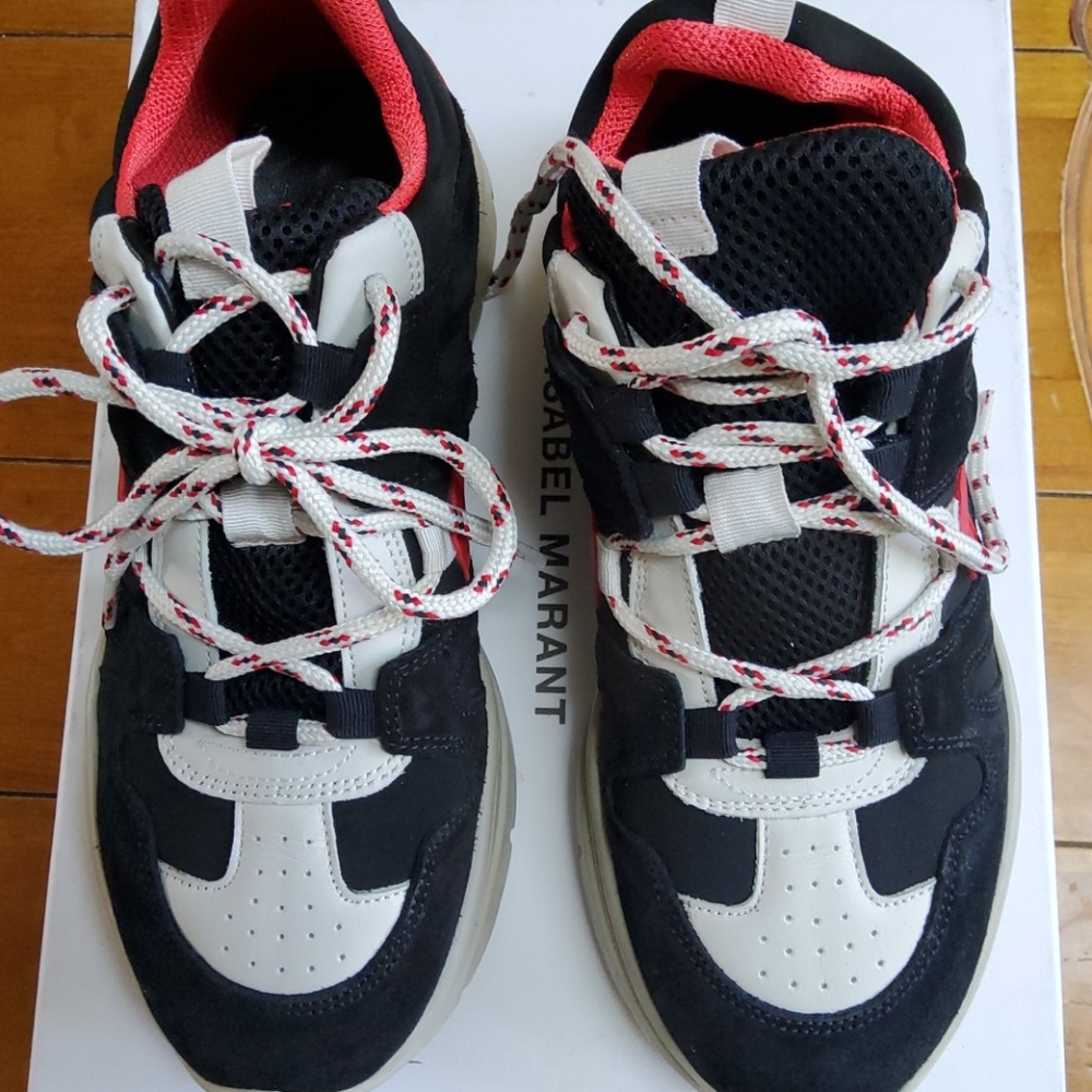 Isabel Marant Kindsay Lace up Sneakers! EUC!!